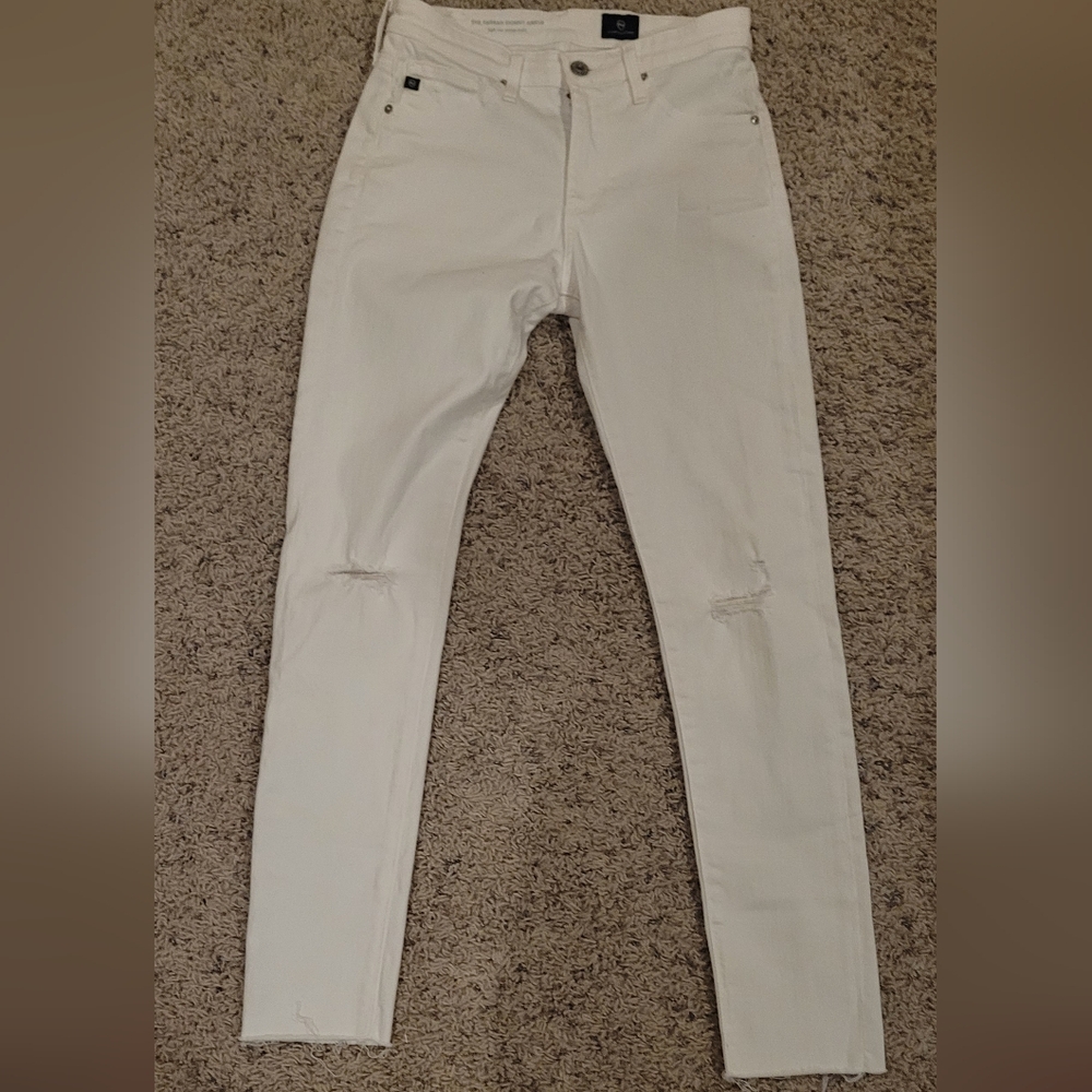 AG Adriano Goldschmied Women's Skinny Jeans in White